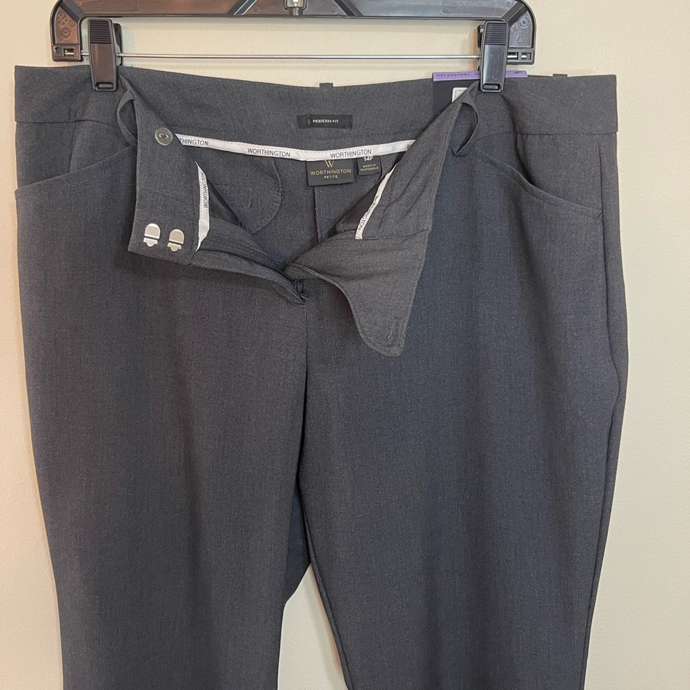 Worthington Women’s Modern Fit Trousers Leg Pant Petite Size 14P. NWT - Picture 17 of 17